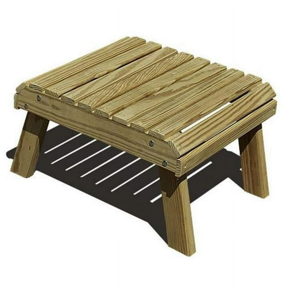 Creekvine Designs FFRRCVD Treated Pine Footstool