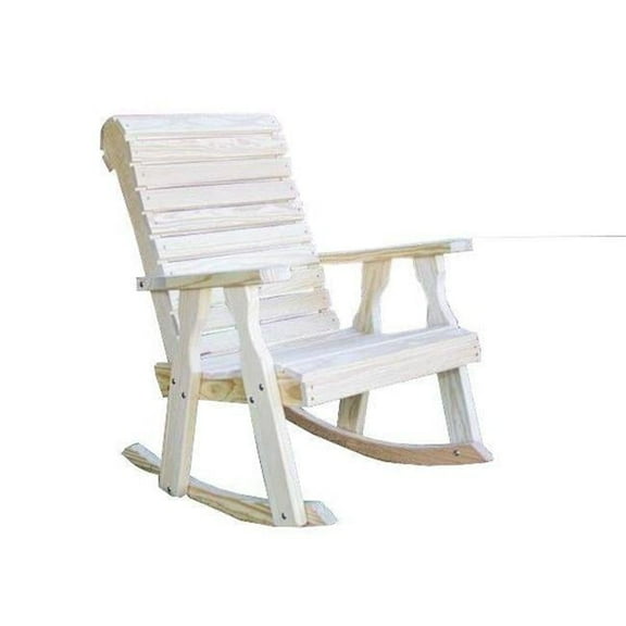 Creekvine Designs FR24RBCVD Treated Pine Rollback Rocking Chair