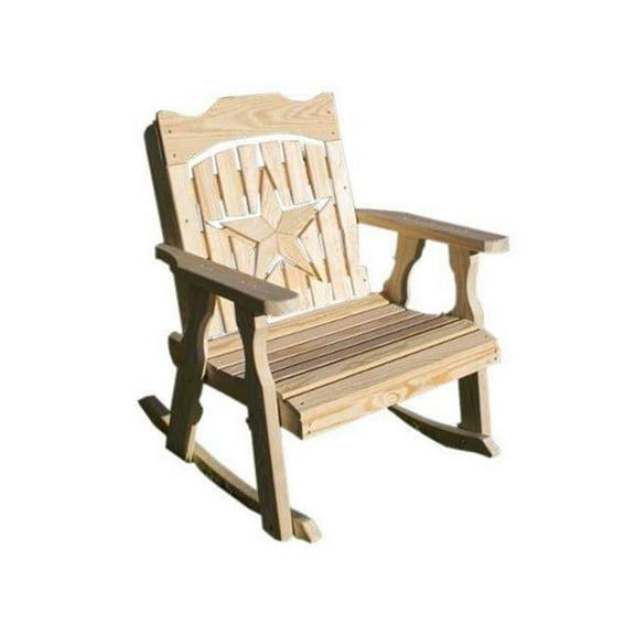 Creekvine Designs FR24STARCVD Treated Pine Starback Rocker