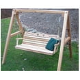 thumbnail image 1 of Creekvine Designs WF4020A60CVD 6 ft. Cedar Country Hearts Porch Swing with Stand, 1 of 1