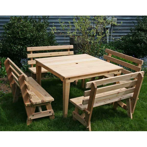 Creekvine Designs WRF47UDSCVD Cedar Union Dining Set