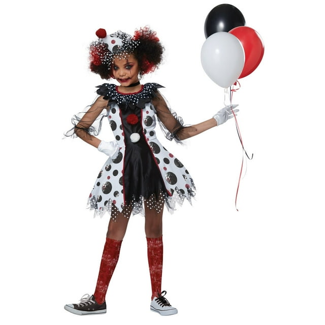 Creep Clown Girl's Costume - Walmart.com