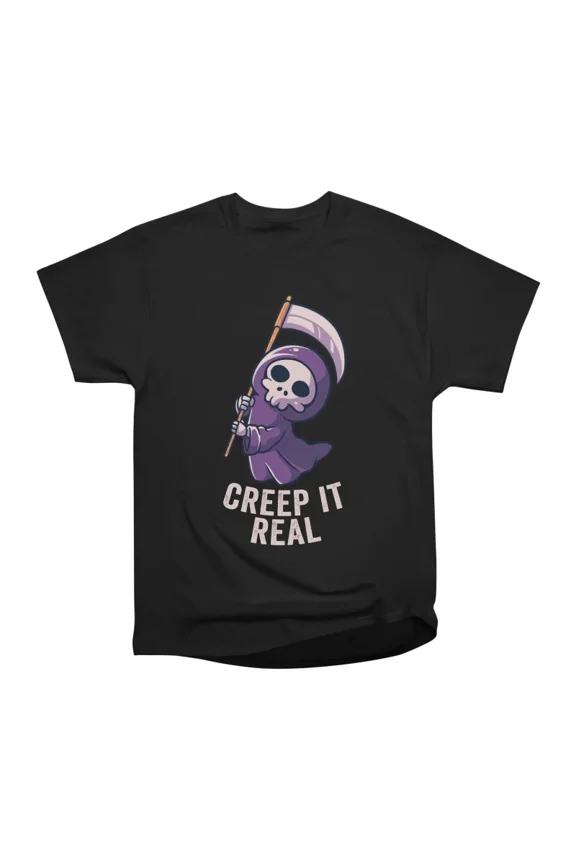 Creep It Real Halloween Cute Spooky Gift T-Shirt Tee Gift For Him Merch For Her Apparel Fo