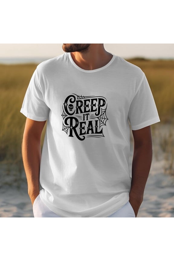 Creep It Real Halloween T-S1Hirt, Spookkull Web T1EE