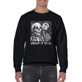 thumbnail image 1 of Creep It Real Skeleton Halloween Graphic - Men's Sweatshirt, 1 of 4