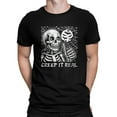 thumbnail image 1 of Creep It Real Skeleton Halloween Graphic - Men's T-shirt, 1 of 4
