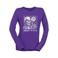 thumbnail image 1 of Creep It Real Skeleton Halloween Graphic - Women's Long Sleeve, 1 of 4