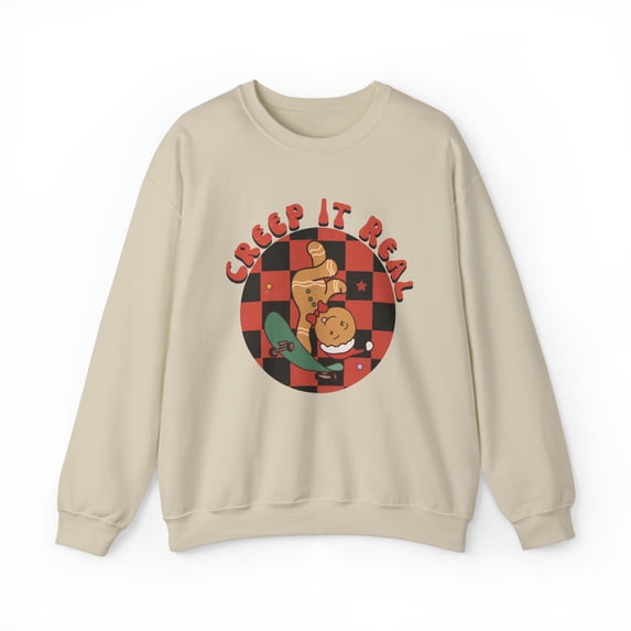 Creep it Real Gingerbread Man Christmas Sweatshirt