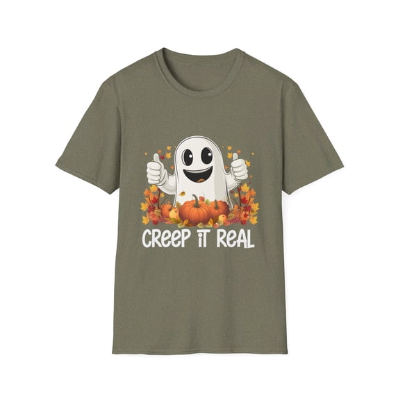 Creep it Real Halloween Ghost Fun T-shirt