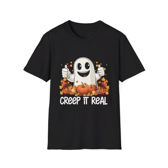 Creep it Real Halloween Ghost Fun T-shirt