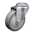 thumbnail image 1 of 4 Inch Gray Polyurethane Wheel Swivel Bolt Hole Caster Service Caster Brand, 1 of 2