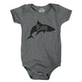 thumbnail image 1 of Creeper Baby Shark Cute Baby Funny Shirt for Newborn Shower Graphic Infant Tee, 1 of 5