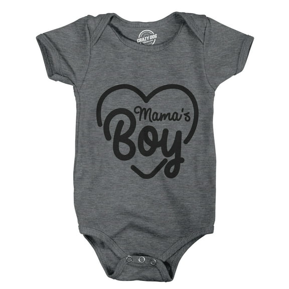 Creeper Mamas Boy Cute Funny Sarcastic Shower Baby Shirt Gift for Newborn Son