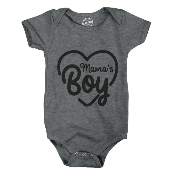 Creeper Mamas Boy Cute Funny Sarcastic Shower Baby Shirt Gift for Newborn Son
