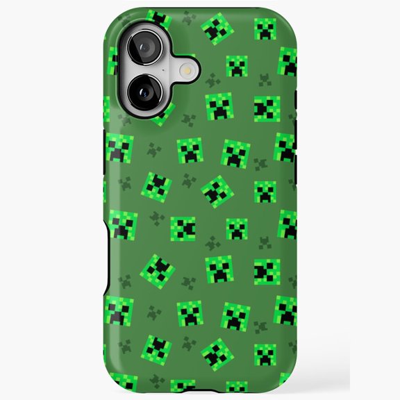 Creeper Minecraft Pixel Pattern Decorative Holiday Print X701 Phone Case Compatible with iPhone 17 16 15 14 13 12 11 Pro Max – Premium Protection