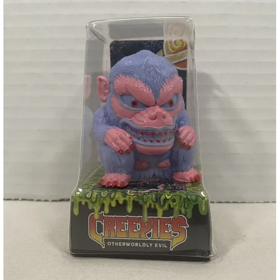 Creepies Furball 2.5 Sofubi Soft Blue Vinyl Kaiju Monster Violence Toy