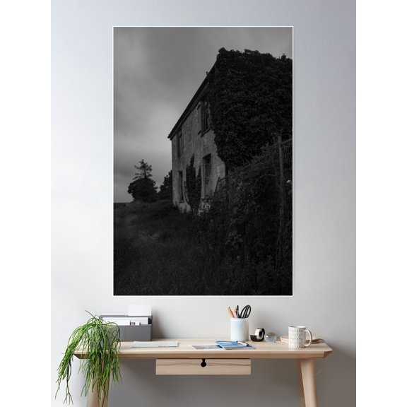 Creeping Ivy Poster Wall Art, Modern Wall Decor For Living Room Bedroom, 24x36 UNFRAMED