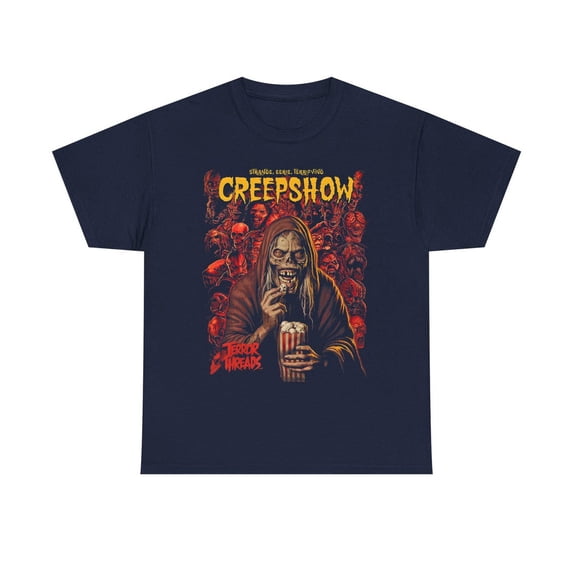 Creepshow 1982 Movie Shirt, Vintage Halloween Horror T-shirt,Navy Color,Size 2XL