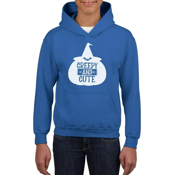 Creepy And Cute Halloween Hoodie Juniors -Image by Shutterstock, Medium