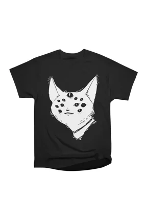 Creepy And Cute Many Eyed Spider Cat T-Shirt Tee Gift For Him Merch For Her Apparel For Fr