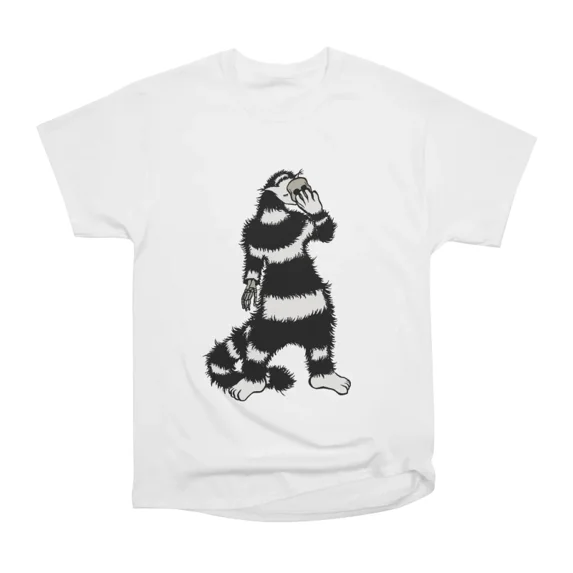 Creepy Cat Creature Skeleton Hand Skull Mask T-Shirt Tee Gift For Him ...