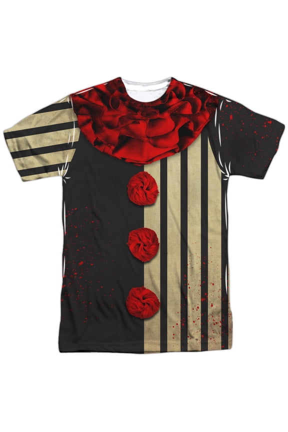 - Creepy Clown Costume - Short Sleeve Shirt - XX-Large