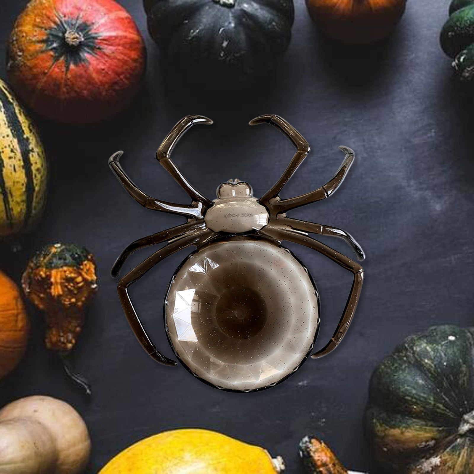 Creepy Crawly Halloween Fruit Platter Plastic Shaped Tray For Spooktacular Party Decorations