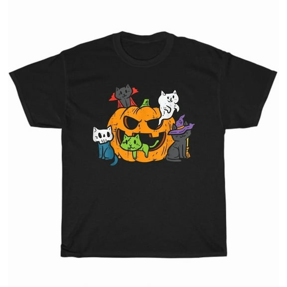 Creepy Crew – Cats, Witches & Monsters in a Pumpkin Tee