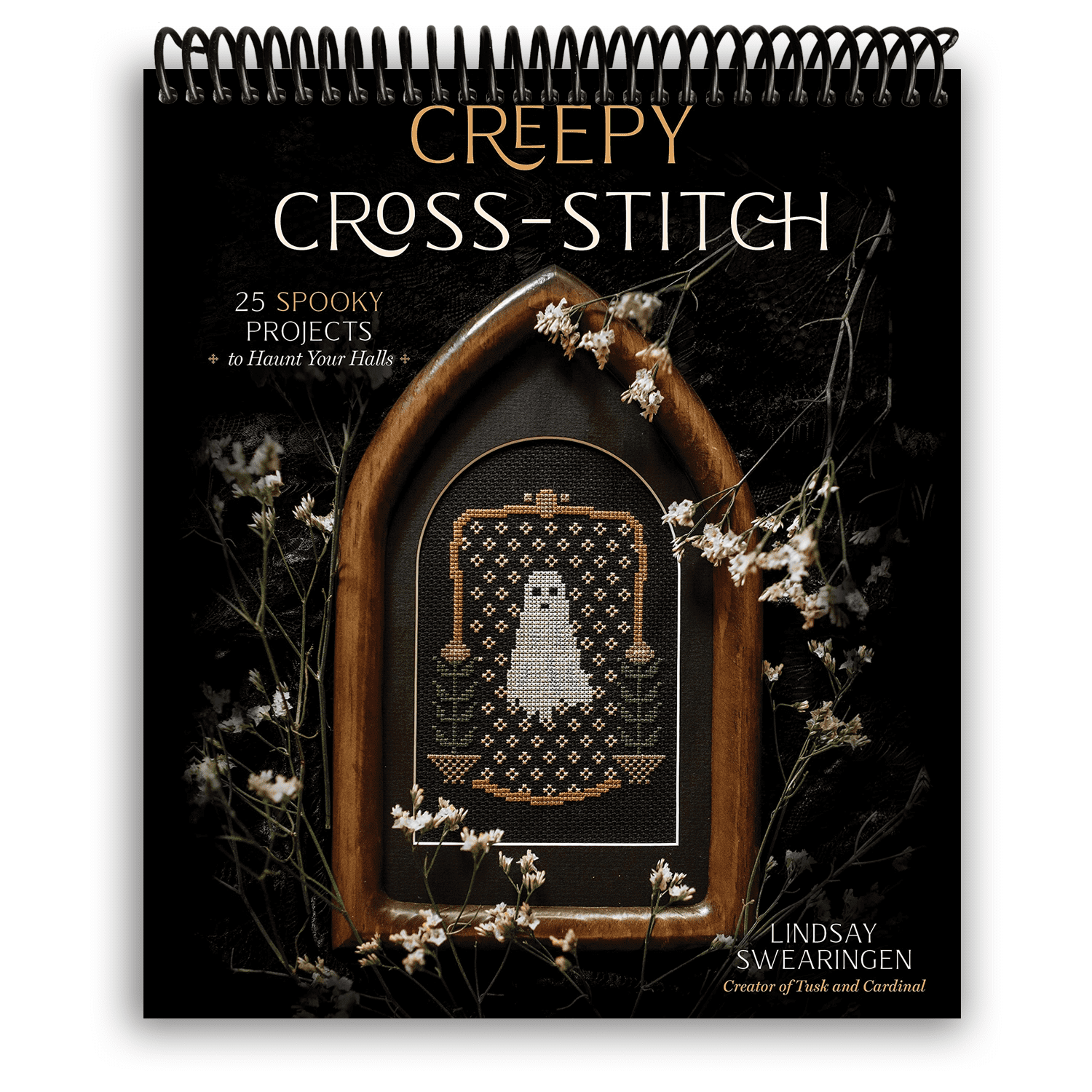 Lindsay Swearingen, Creepy Cross-Stitch, 25 Spooky Projects