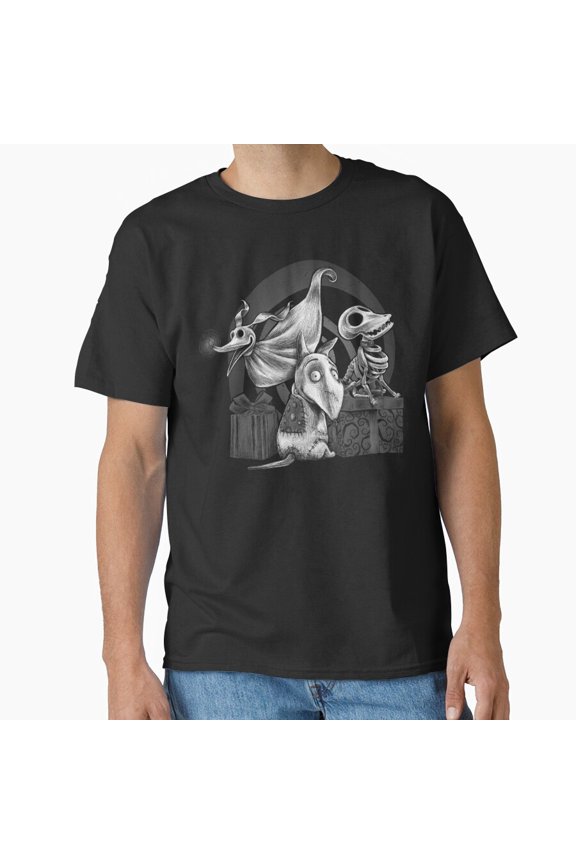 Creepy Dogs Funny Vintage Pet Photography Aesthetic - Eco-friendly InkPerfect for Any Occasion G1743 Unisex T-Shirt, Up to Size 5XL