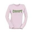 thumbnail image 1 of Creepy Dripping Font Halloween Graphic - Women's Long Sleeve, 1 of 4