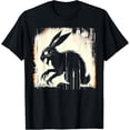 thumbnail image 1 of Creepy Goth Rabbit, Horror Bunny, Weirdcore Rabbit T-Shirt All Size S-5XL, 1 of 4