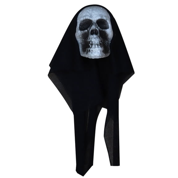 Creepy Halloween Props Hanging Skull Skeleton Decoration, Cloth + Foam, 9x9 cm