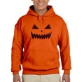thumbnail image 1 of Creepy Halloween Pumpkin Face Hoodie Men -GoatDeals Designs, Male Medium, 1 of 4