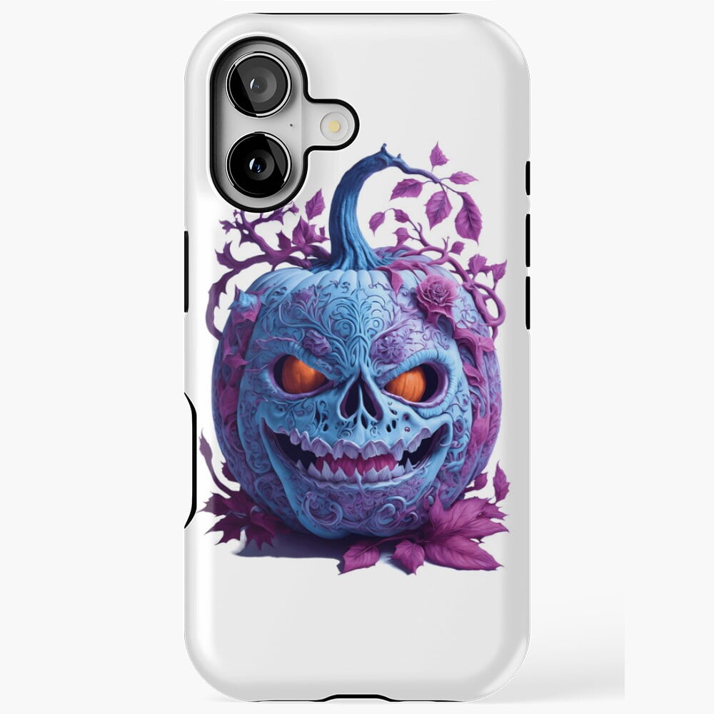 Creepy Halloween Pumpkin Funny Retro Compatible Phone Case for iPhone ...
