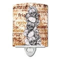 thumbnail image 1 of Creepy, Haunted Frightful Halloween Ceramic Night Light, 1 of 1