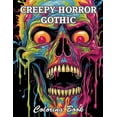 thumbnail image 1 of Creepy Horror Gothic Coloring Book: A Stress Relief Experience for All Ages (Paperback), 1 of 1