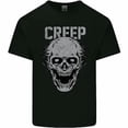 thumbnail image 1 of Creepy Human Bone Head Gothic Heavy Rock Music Art Unisex T-Shirt, up to size 5XL, 1 of 2