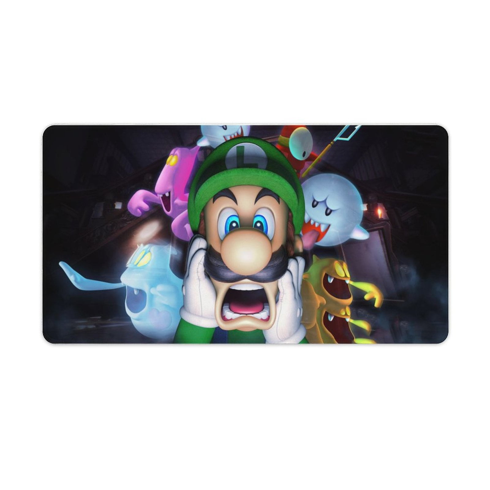 Creepy Luigi's Mansion Extended Gaming Mouse Pad Nosliped Large Desk