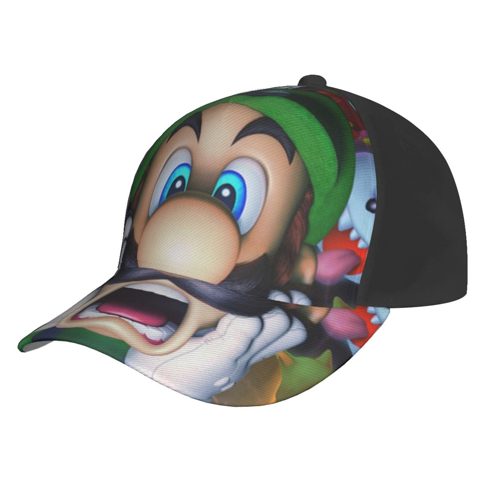 Creepy Luigi s Mansion Unisex Baseball Cap Adjustable Trucker Dad Hat Anti UV Sun Hats Snapback Hat For Men And Women