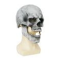 thumbnail image 1 of Creepy Movable Jaw Skull Mask for Halloween, Realistic Skeleton Costume Accessory, Adult Scary Full Face Head Mask for , Parties & Carnival, Soft Elastic Breathable Material, 1 of 4