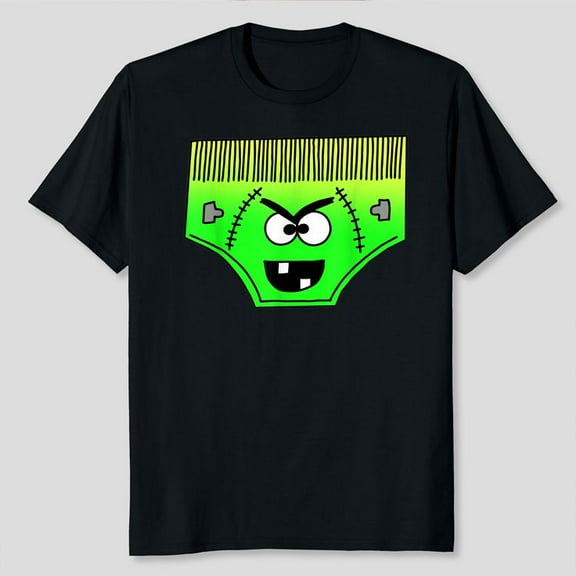 Creepy Pair of Underwear Face Costume T-Shirt Unisex, Sizes S-5XL, Gategoo