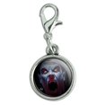 thumbnail image 1 of Creepy Scary Vampire Demon Awakening Antiqued Bracelet Pendant Zipper Pull Charm with Lobster Clasp, 1 of 5