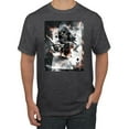 thumbnail image 1 of Creepy Skeleton Ace of Spades Metal Fashion Graphic T-Shirt, Heather Black, Large, 1 of 1