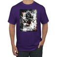 thumbnail image 1 of Creepy Skeleton Ace of Spades Metal Fashion Graphic T-Shirt, Purple, 3XL, 1 of 1