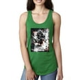 thumbnail image 1 of Creepy Skeleton Ace of Spades Metal Fashion Ladies Racerback Tank Top, Kelly, Large, 1 of 1