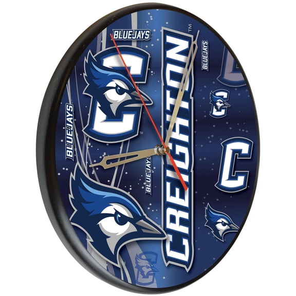 Creighton University 13" Solid Wood Clock