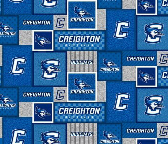 Creighton University Blue Jays Fleece Fabric 58" By The Yard