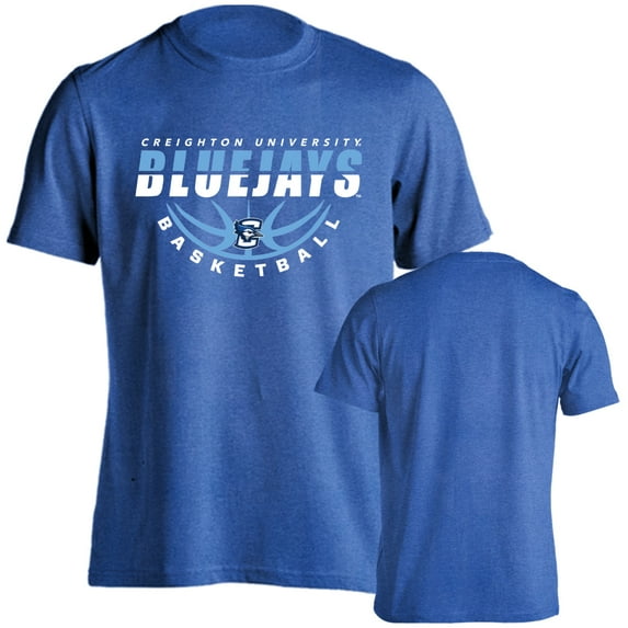 Creighton University Bluejays Basketball Bball Logo Short Sleeve T-Shirt