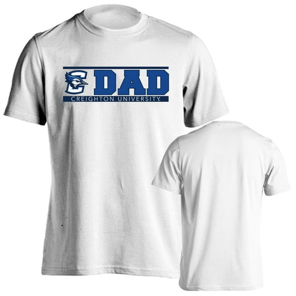Creighton University Bluejays Dad Proud Parent Short Sleeve T-Shirt